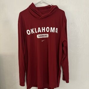 Nike Red Hoodie with White Accents